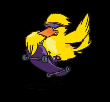 Ducky the Stride mascot